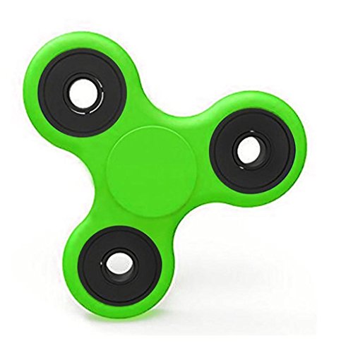 Hand Spinner,Omiky EDC Tri Fidget Spinner Finger Toy for ADD ADHD Anxiety Autism Suffers (Green)