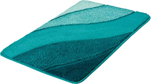 Preisvergleich Produktbild Kleine Wolke Badteppich Serenade, Türkis 60x 90 cm türkis