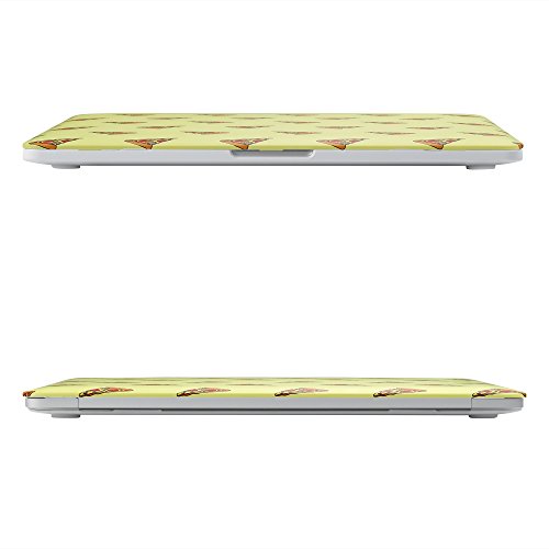 iDOO MacBook Schutzhülle / Hard Case Cover Laptop Hülle [Für 2016 MacBook Pro 15 Zoll mit Touch Bar: A1707] – matt, Pizza - 5