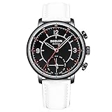 Bluetooth Sports Smart Watch Waterproof Pedometer Call Reminder Alarm Clock Remote Camera Watch für Männer Frauen,White