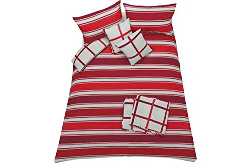 Frazer Red Bedding Set - Kingsize.