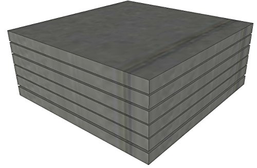 Schaumstoff Platten Set 6 Stück a 50 x 50 x 3 cm Polyurethan gem.Öko Tex St.100 anthrazit - 2