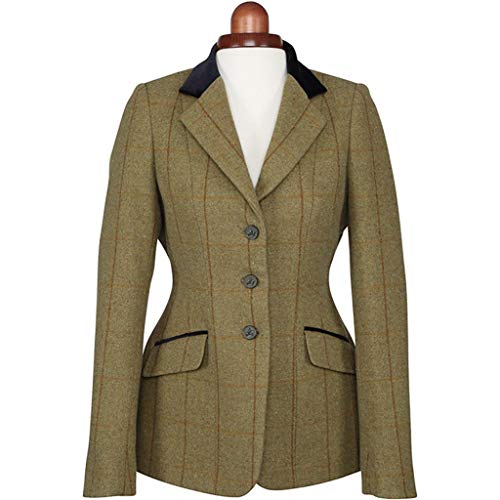 Shires Aubrion Saratoga Womens Riding Jacket - Copper Check