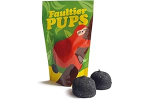 ‎LIEBESKUMMERPILLEN Scherzartikel | Faultier Pups | 18 g Schaumzucker Speckbälle | schwarze Marshmallows