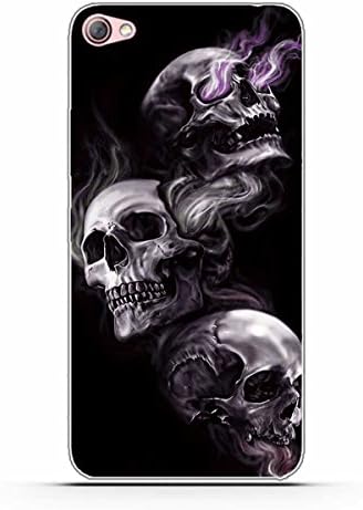Lenovo S60 Case,S60-t Case, Lifetrut [Ultra Thin] [Drop Protection] Colorful Pattern Slim Soft Flexible TPU Rubber Protective Case Bumper Back Cover for Lenovo S60 S60-t [Skulls]