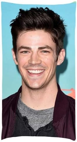 Softness Cotton And Polyester Grant Gustin Home Pillow Covers Cases Wrinkle Resistant Zippered 20x36(inch) 50x90(cm)