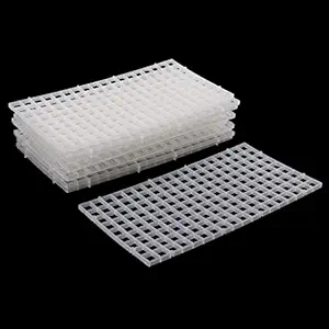 Meri Shopp 10 Pcs Aquarium Plastic Divider Fish Tank Isolation Board Semi-Transparent