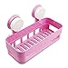 Produktbild DCAE Badezimmer Regal Wandregale Dusche Regal Wasserfester Organizer mit Saugnapf Halterung/Haken, Badezimmer Aufbewahrung Rack Küche Regalen Pink
