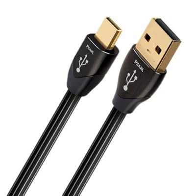 AudioQuest 0.75m Pearl Micro-USB 0.75m USB A Micro-USB B Black USB cable - USB cables (0.75 m, USB A, Micro-USB B, Male/Male, Black, Gold) ai migliori prezzi da Polaris Audio Hi Fi