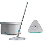 SMARTER AQUA MASTER + &Uuml;&Ccedil;GEN APARAT TEMİZ & KİRLİ SUYU AYIRMA &Ouml;ZELLİĞİ OTOMATİK TEMİZLİK SETİ MOP PASPAS CAM VE K&Ouml;ŞE İ&Ccedil;İN