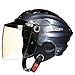 Price comparison product image Helmet ZJING Male Motorcycle Female Electric Car Summer Light Sunscreen Taiwan Four Seasons Sun Visor Half (color : F)