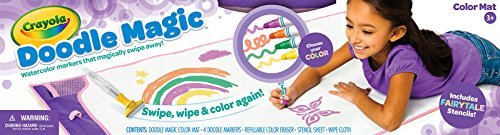 Crayola Doodle Magic Colour Mat Purple Childrens Drawing Toy With Accessories Crayola Doodle Magic Colour Mat Purple Childrens Drawing Toy With Accessories