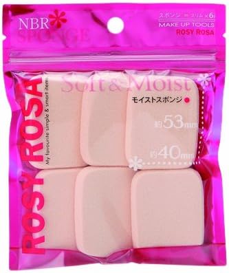 Rosy Rosa Make Up Moist Sponge - Slim - 6pc