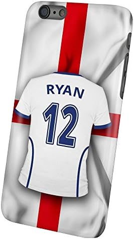PhotoFancy - iPhone 6 / 6s Premium Case - Personalised Case with the Name Ryan - Design Football Jersey England