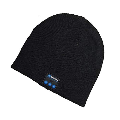 Preisvergleich Produktbild ANLW Bluetooth Beanie Mütze Stereo Lautsprechern Unisex Musik Strick-Mütze