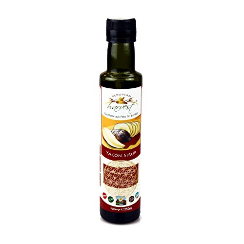 Preisvergleich Produktbild UHTCO Cooperation Yacon Sirup Wildsammlung, Roh, 250 ml