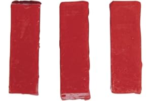 RAYHER HOBBY Rayher 3103218 Farbpigmente für Wachs und Kerzen-Gel, rot, 1 x 1 x 2,9 cm, Btl. 3 Stück, Kerzenwachs färben, intensive Farbgebung