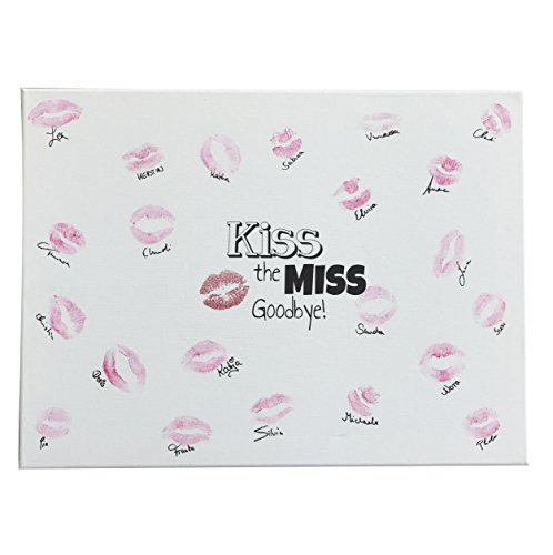 Kiss the Miss - Leinwand als Erinnerung an den Jungesellinnenabschied JGA