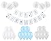 Produktbild Friendly Fox Babyparty Deko Junge - Willkommen Baby Deko für Baby Shower Junge - Hurra EIN Junge - Girlande, Luftballons, Honeycomb Decorations (blau)