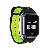 JSGJSH 2018 Intelligentes Armband Smart Band Schrittzähler Blutdruckmessgerät Armbanduhr Pulsmesser Herzfrequenz Fitness Tracker Armband Armband Blutdruck