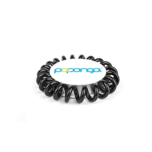 Original Papanga® Spiralhaargummis, Classic Edition, Größe: Small, Farbe: Black - 3