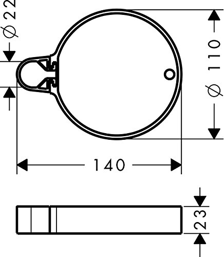 hansgrohe Ersatzteil, Casetta’C Seifenschale, chrom - 2