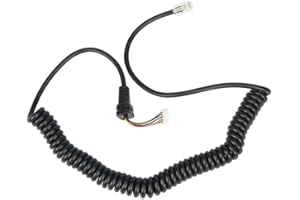 Ailan Cordon de câble de câble de micro pour Yaesu MH-48A6J Cordon micro pour Yaesu FT-7800 FT-8800 FT-8900 FT-7100M FT-2800M FT-8900R FT-1802 FT-1807 FT-1807