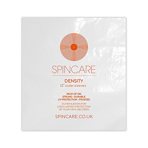 Paquete De 100 Fundas De Alta Calidad De Polietileno Esmerilado Para Carátulas De Discos De Vinilo, De Calibre 400, De 100 Micras / 4ml