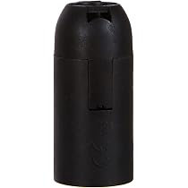 Kopp 211715083 – Attacco In Materiale Isolante E14, Filettatura M10, Nero (2 Pezzi)