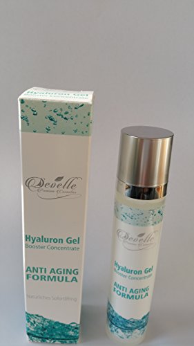 Hyaluronsäure Gel | Hochdosiertes niedrigmolekulares und hochmolekulares Hyaluron Konzentrat – Premium Kosmetik – Made in Germany – 50 ml. |Hyaluron Gel | Hyaluronic Anti Aging Serum | Vegan | Tag und Nacht Pflege-Konzentrat - 5
