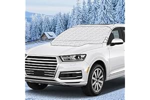 Casenly Protector de Parabrisas, Cubierta de Parabrisas Funda Plegable Parabrisa Delantero Magnético Cubierta de Parabrisas para Coche Protector Solar Coche Protege de Hielo Nieve Viento 180 x 116cm
