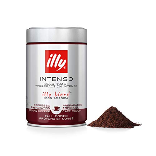 illy Kaffee, Gemahlener Espresso Intenso, intensive Röstung - 1 Dose zu 250 g