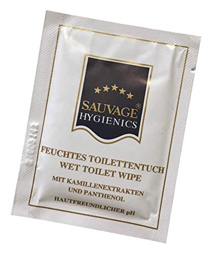 Preisvergleich Produktbild Feuchtes Toilettenpapier einzeln verpackt - 25 Stück / Airbnb-Zubehör