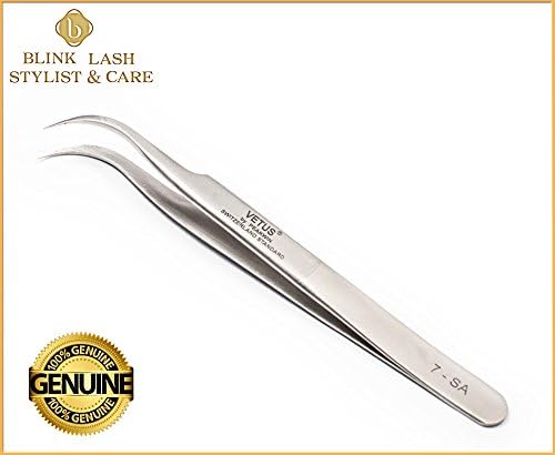 Swiss Quality Stainless Steel VETUES Tweezers 7-SA Blink Lash Stylist &amp; Care / tweezers eyelash extension …