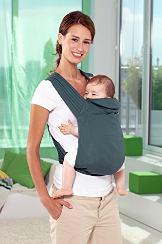 AMAZONAS AZ-5039305 Mei Tai tree Babytrage 33 x 45 cm, beidseitig verwendbar, 1 Seite grün, 1 Seite grün gestreift - 10
