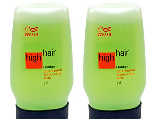 2er Set: Wella High Hair Styling Flubber (grüne Flasche) 125 ml