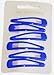 5cm Hair Sleepies Clips Accessories - School Colour Royal Blue