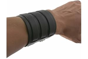 HZMAN Herren Lederarmband verstellbares Punk Leder Manschette Armband