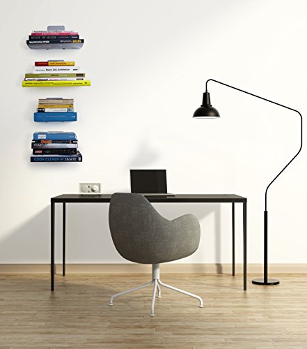 Lumaland unsichtbares Bücherregal Metall 4er Set - 5