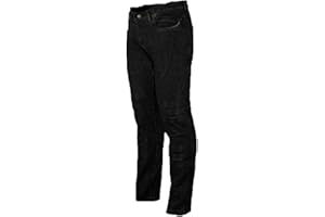 Bikers Gear Australia Chaqueta de Motocicleta con Capucha y Forro de Kevlar para Mujer, Color Negro, con Armadura extraíble 1621-1 de 5 Piezas