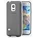 Produktbild Saxonia Samsung Galaxy S5 Mini Hülle Case Ultra Slim Cover Silikon Schutzhülle Handy Backcover Bumper Grau