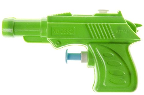 Partynelly® 10x Wasserpistole | WATERGUN | 9 cm | 10er Set | Mitgebsel | Poolparty | Spritzpistole | Jungenparty - 2