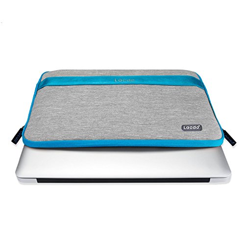 Lacdo 14-15.4 Zoll Wasserdichte Laptop Sleeve H¨¹llen Notebook Tasche f¨¹r Macbook Pro 15″ Retina Desiplay / Protective Ultrabook ASUS, Toshiba, Dell, Lenovo, HP, Chromebook,Blau - 8