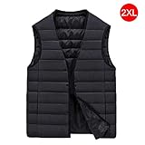 succeedw Gilet Chauffant, Contrôle De La Température À Trois Vitesses, 3 Zones De Chauffage, Gilet Chauffant USB, Camping en Plein Air, Randonnée, Chasse, Unisexe