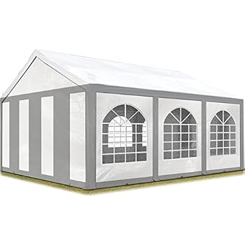 Das Company Partyzelt 4x8m – Wasserdicht, Mit Robuster PVC-Plane Und Stabiler Stahlkonstruktion