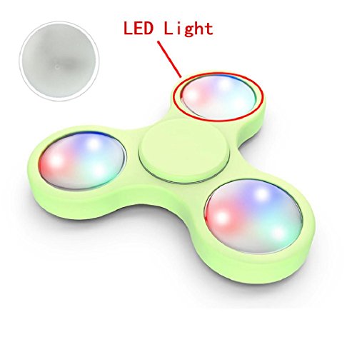 LED-Licht für Fidget Hand Spinner, Lanspo Torqbar Fidget Hand Spinner Finger Spielzeug EDC Focus Gyro LED Lichter (Weiß 1) - 3