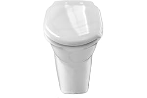 BB BÄDER BOUTIQUE Urinal mit Deckel, Zulauf von hinten & Hygiene Glasur, weiß