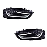 Fernlicht [2 Abblendlicht + 2 Fernlicht = 4 Fernlicht), sicherer bei Regen, Nebel und Schnee; automatischer LED-DRL, sofortiges Blinken, hergestellt aus den besten Materialien und präzise Beleuchtung mit ultrahellen SMD-LED-Chips.