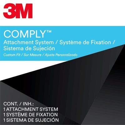 3M Kit de Fixation pour Ordinateur Portable avec Filtre de confidentialité pour Ordinateur Portable Noir 12,1"-14"