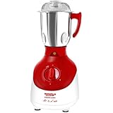 Maharaja White Line MG Easy Lock Queen 750-Watt Mixer Grinder (Red and White)